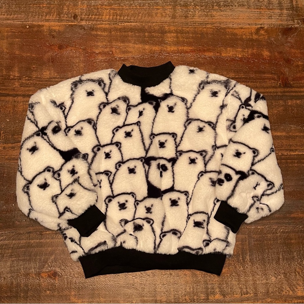Cozy bear sweater 5-6yr